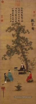  Vieille Tableaux - à l’écoute de la vieille Chine Qin encre